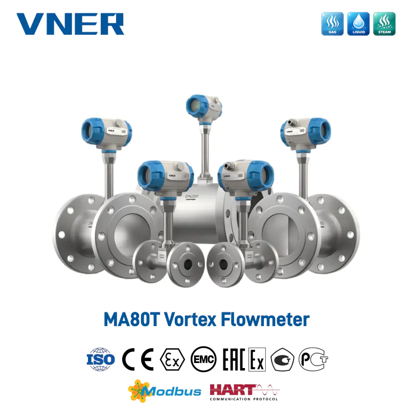 MA80T Series Vortex Flowmåler