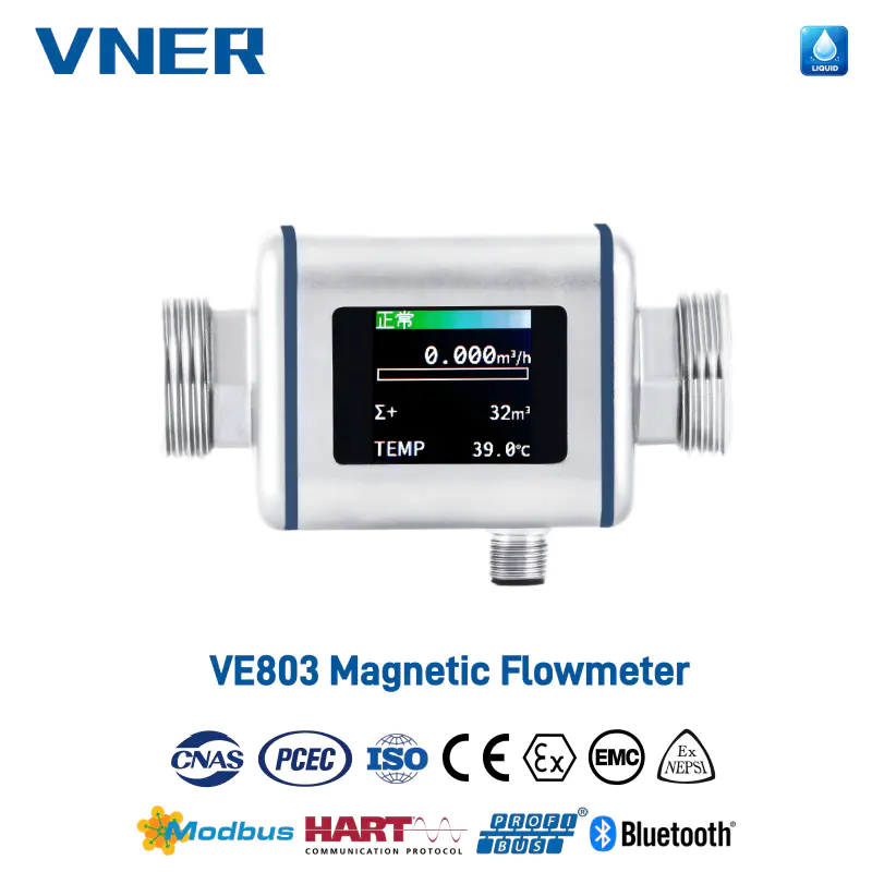 VE803 Kompakt elektromagnetisk flowmåler